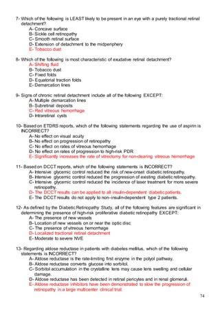 523 ophthalmology MCQs