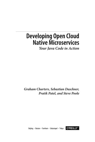Developing Open Cloud Native Microservices Your Java Code In ...