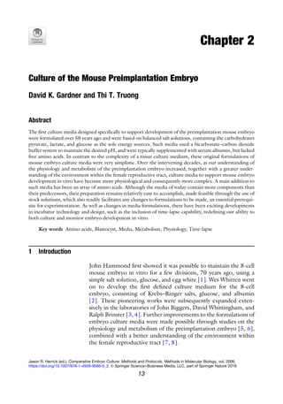 Comparative Embryo Culture: Methods and Protocols (Methods in Molecular Biology， 2006) [ハードカバー] Herrick， Jason R. Comparative Embryo Culture Methods And Protocols 1st Ed Jason R