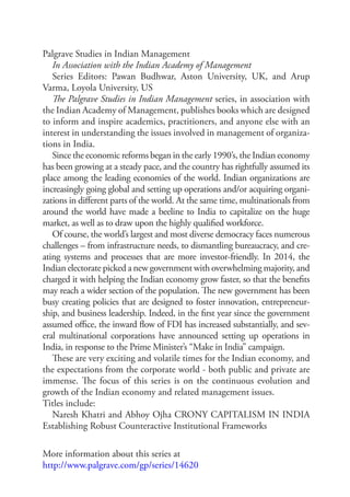 Spirituality In Management Insights From India 1st Ed Sushanta Kumar ...