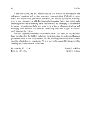 Error Reduction And Prevention In Surgical Pathology 2nd Ed Raouf E ...