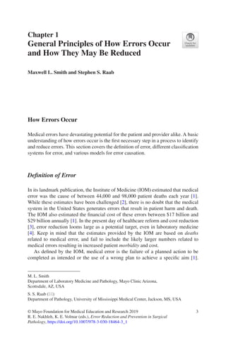 Error Reduction And Prevention In Surgical Pathology 2nd Ed Raouf E ...