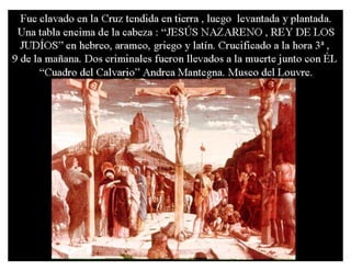 La pasion muerte y resurreccion de jesus el cristo. | PDF