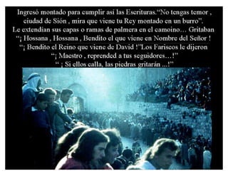 La pasion muerte y resurreccion de jesus el cristo. | PDF