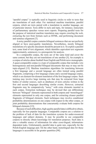 Machine Learning In Translation Corpora Processing Wok Krzysztof | PDF
