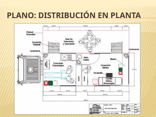 PLANO: DISTRIBUCIÓN EN PLANTA
 