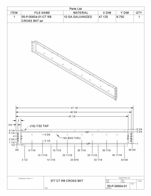 Ct Cabinet Part Example 1 Shop Drawing
