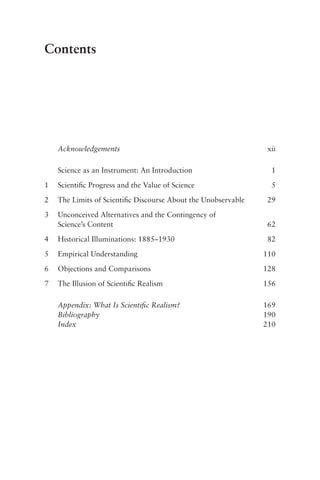 Unconceived The Instrument Of Science Scientific Antirealism Revitalised Rowbottom ...