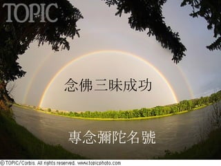 念佛三昧成功   專念彌陀名號 