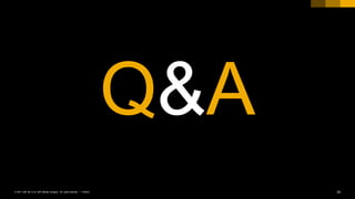 20PUBLIC© 2017 SAP SE or an SAP affiliate company. All rights reserved. ǀ
Q&A
 