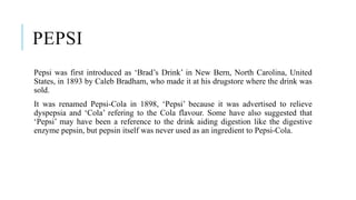 Pepsi Inventor 526558289-Business-Studies-Project.pdf gg | PDF