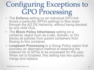 Group policy objects | PPT