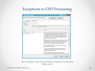 Group policy objects | PPT