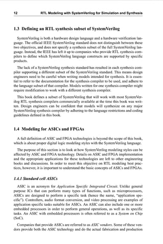 Rtl Modeling With Systemverilog For Simulation And Synthesis Using ...
