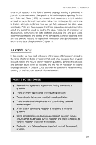 Second Language Research Methodology And Design 2nd Edition Alison ...