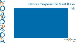 Retours d’expérience Meet & Co-
lab
 