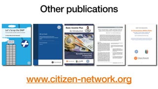 Other publications
www.citizen-network.org
 