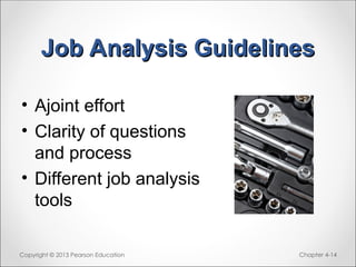 Work Analysis Tool Job analysis and managing talent in the organization | PPT