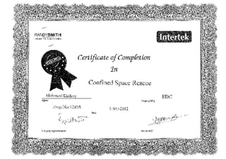 Safety Certifcates
