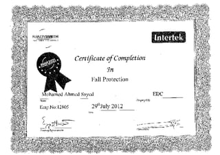 Safety Certifcates