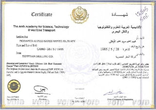 Safety Certifcates