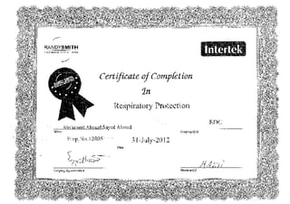 Safety Certifcates