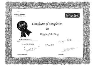 Safety Certifcates