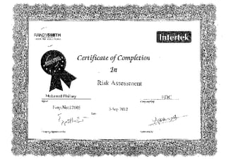 Safety Certifcates