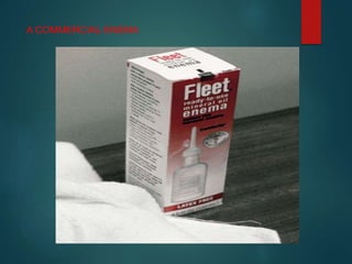 A COMMERCIAL ENEMA
 