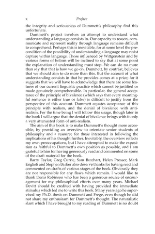 Barry Butchart Dummett Philosophy Of Language Green Karen | PDF