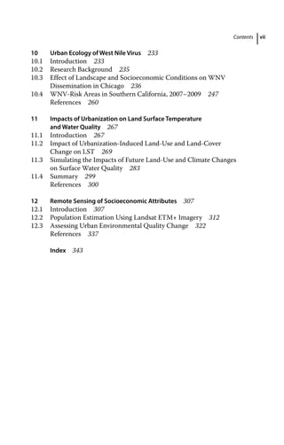 Techniques And Methods In Urban Remote Sensing Qihao Weng | PDF