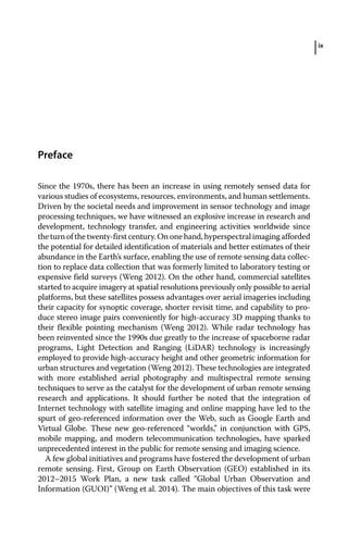 Techniques And Methods In Urban Remote Sensing Qihao Weng | PDF