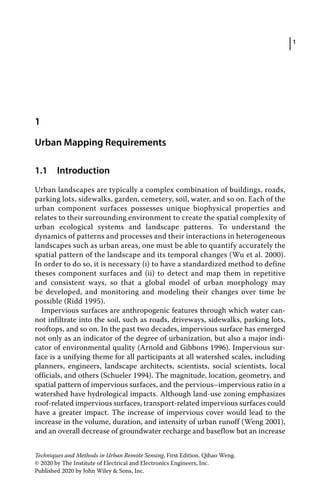Techniques And Methods In Urban Remote Sensing Qihao Weng | PDF