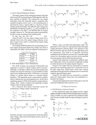 A Review of Matrix Converter and Novel Control Method of DC-AC Matrix ...