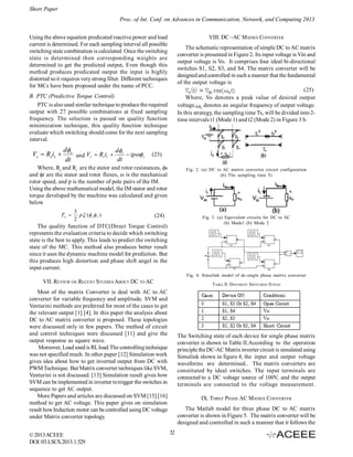 A Review of Matrix Converter and Novel Control Method of DC-AC Matrix ...