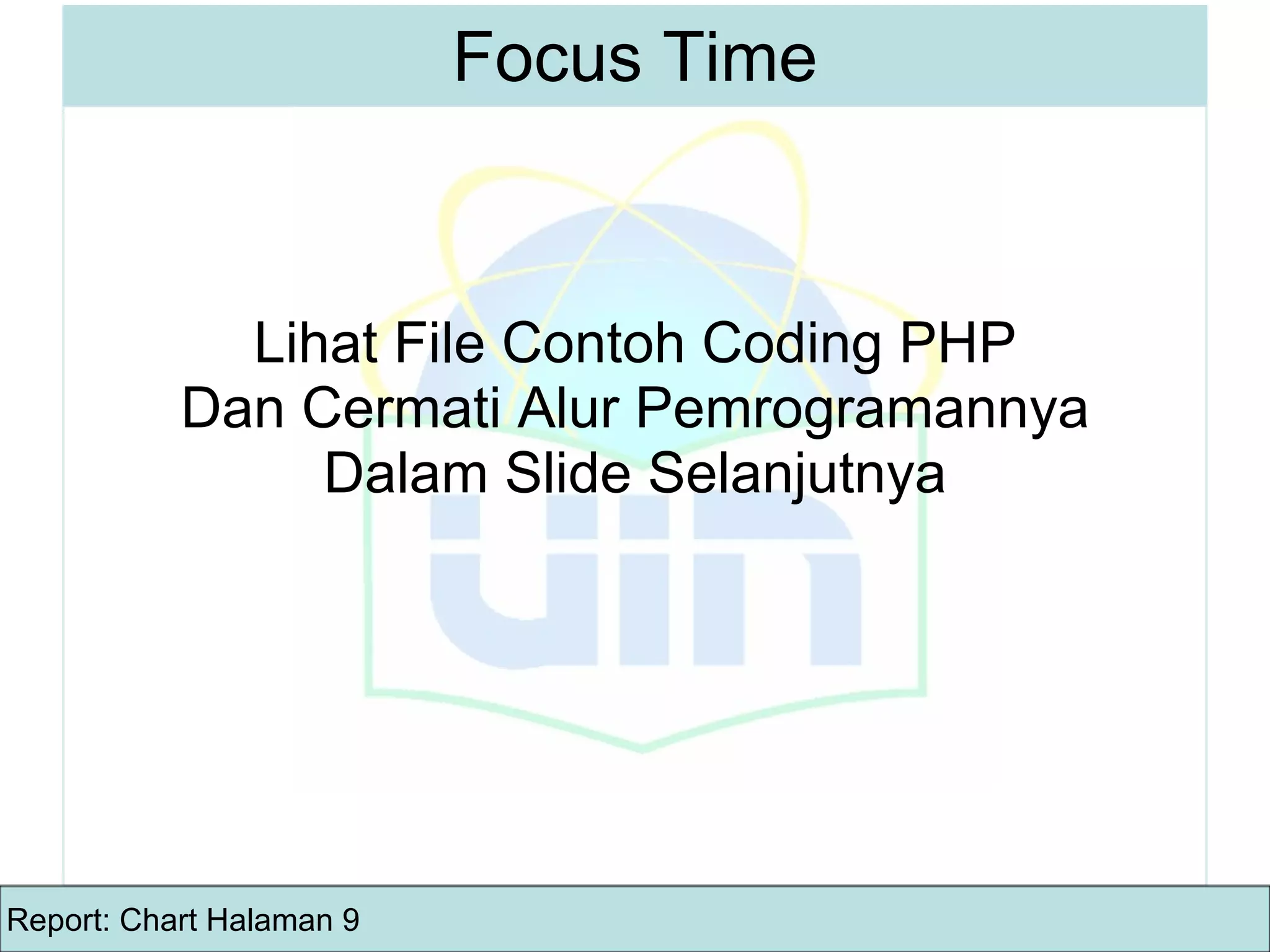 Pertemuan 9 Report Chart PPT Pertemuan 9 report chart ppt