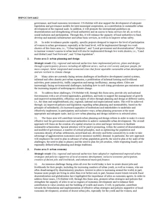 UN-Habitat Strategic Plan