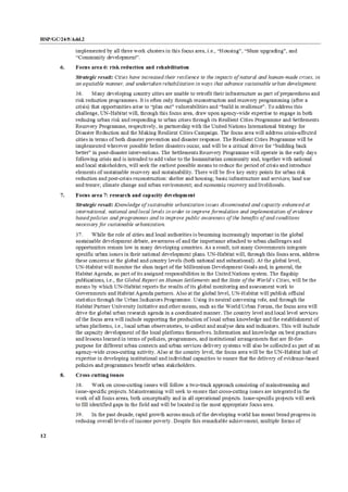 UN-Habitat Strategic Plan