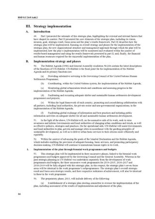 UN-Habitat Strategic Plan