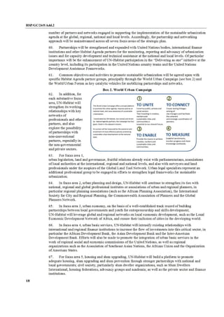 UN-Habitat Strategic Plan