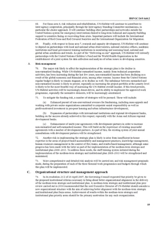 UN-Habitat Strategic Plan