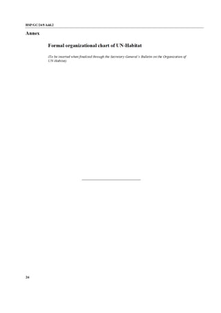 UN-Habitat Strategic Plan