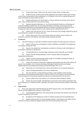 UN-Habitat Strategic Plan