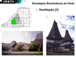 12
Estratégias Bioclimáticas de Verão
• Ventilação [1]
 