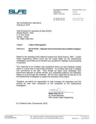 Letter of Recognition | PDF