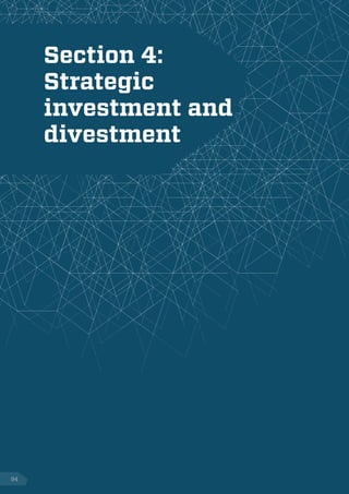 Section 4:
Strategic
investment and
divestment
94
 
