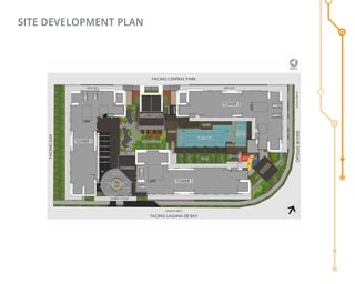 VIEW OF ARCA CENTRAL PARK
VIEWOFSLEX
VIEW OF LAGUNA DE BAY
VIEWOFORTIGASSKYLINE
SITE DEVELOPMENT PLAN
 