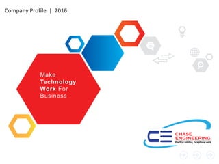 Make
Technology
Work For
Business
Company Proﬁle | 2016
 