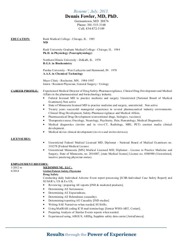 Resume mdphd program