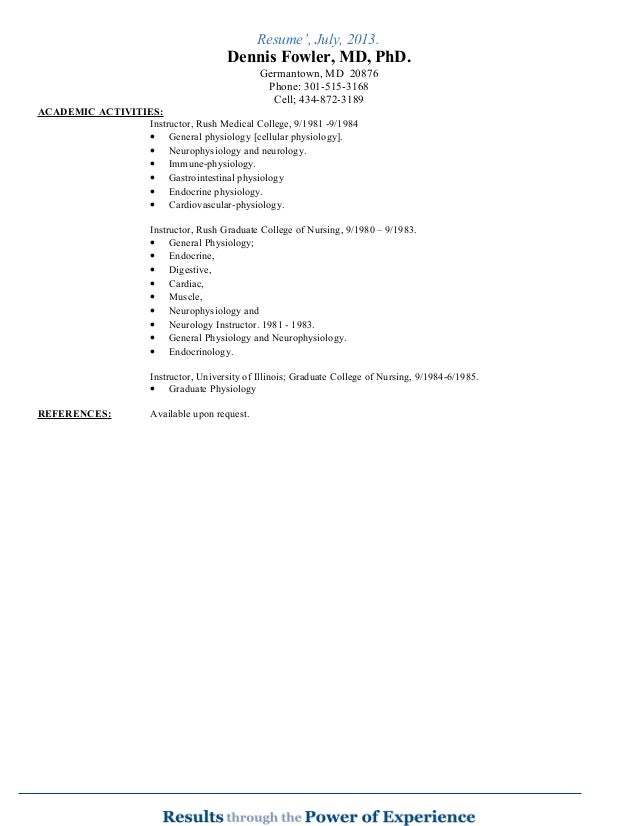 Md phd resume